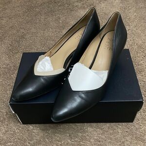 Used Naturalizer Mail Black Leather Pump